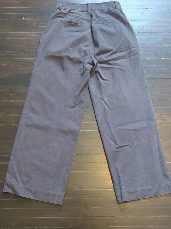 Everlane Way High Drape Pant In Slate Gray - Picture 4 of 8